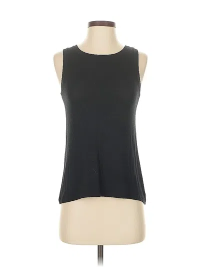 Pre-owned Halogen Sleeveless T-shirt In Black