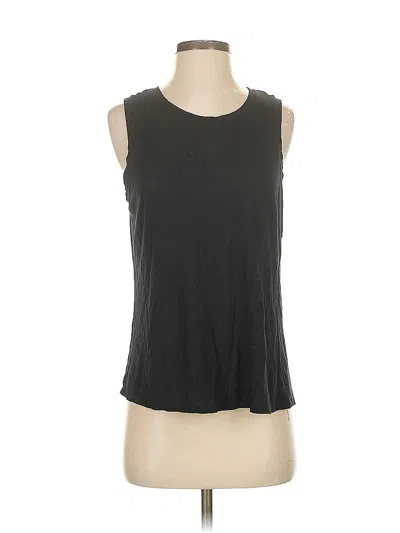 Pre-owned Halogen Sleeveless T-shirt In Black