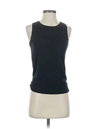Pre-owned Halogen Sleeveless T-shirt In Black