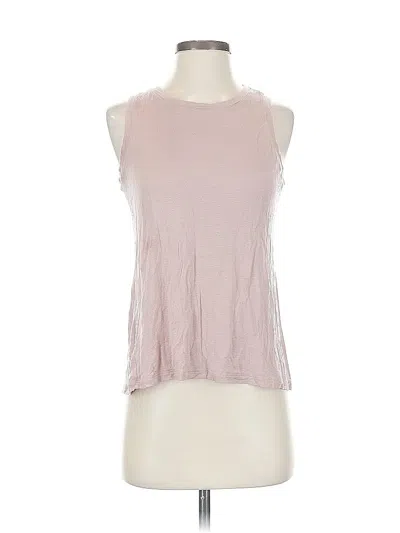 Pre-owned Halogen Sleeveless T-shirt In Pink