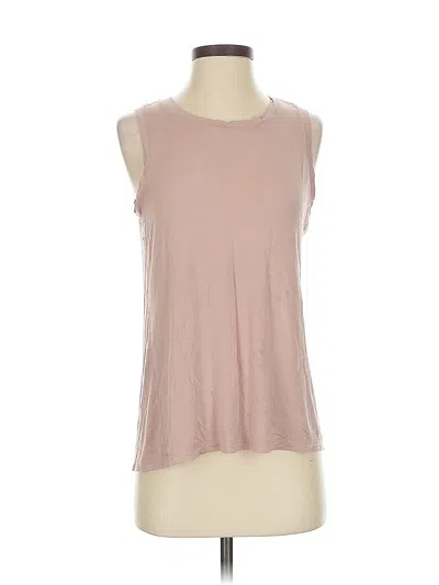Pre-owned Halogen Sleeveless T-shirt In Pink