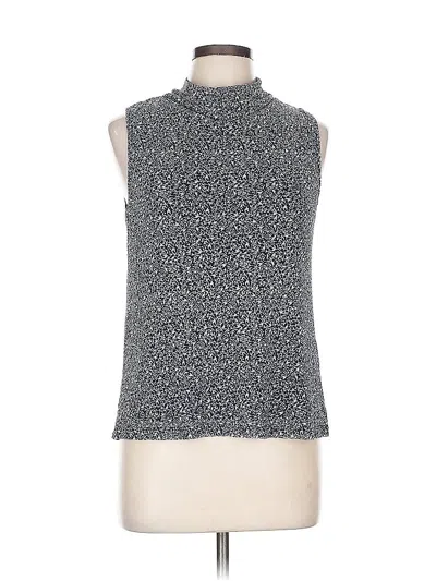 Pre-owned Halogen Sleeveless T-shirt In Silver