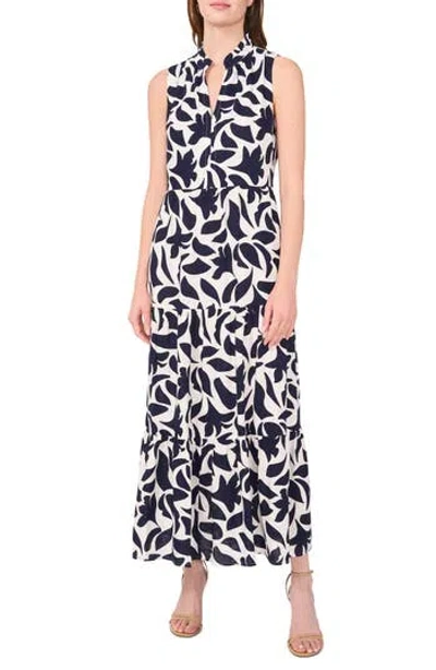 Halogen ® Sleeveless Tiered Maxi Dress In Classic Navy