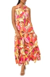 Halogen ® Sleeveless Tiered Maxi Dress In Multi
