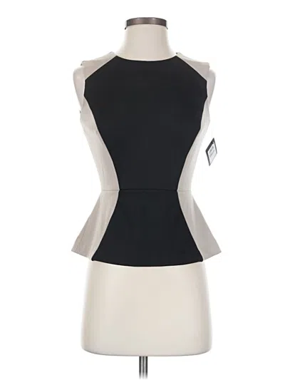 Halogen Sleeveless Top Gray Strapless Neckline Tops