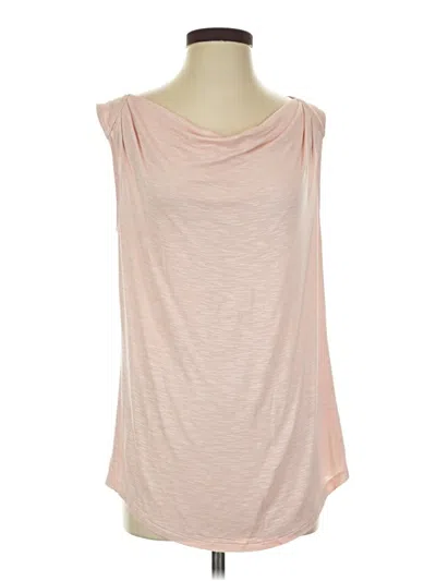 Pre-owned Halogen Sleeveless Top Pink Cowl Neck Tops