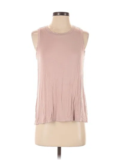 Pre-owned Halogen Sleeveless Top Pink Halter Neckline Tops