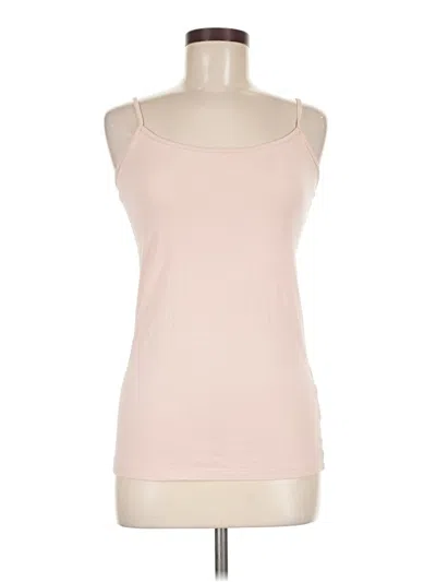 Pre-owned Halogen Sleeveless Top Pink Halter Neckline Tops