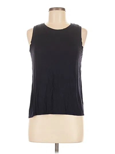 Pre-owned Halogen Sleeveless T-shirt In Black