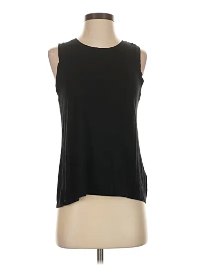 Pre-owned Halogen Sleeveless T-shirt In Black