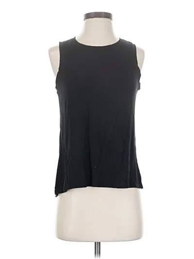 Pre-owned Halogen Sleeveless T-shirt In Black