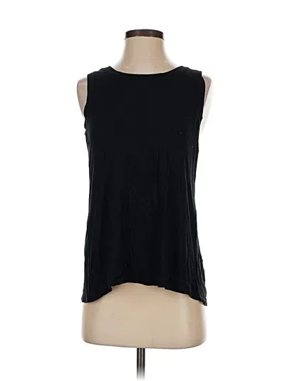 Pre-owned Halogen Sleeveless T-shirt In Black