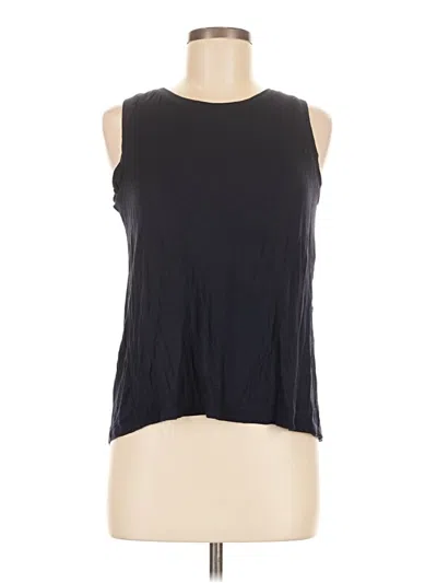 Pre-owned Halogen Sleeveless T-shirt In Black