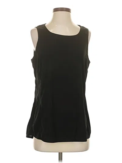Pre-owned Halogen Sleeveless T-shirt In Black