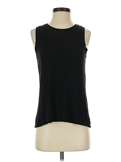 Pre-owned Halogen Sleeveless T-shirt In Black