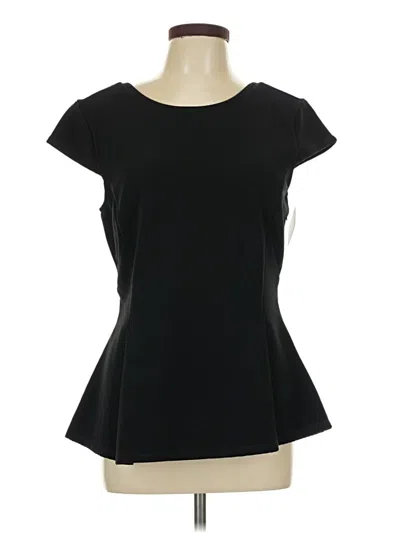 Pre-owned Halogen Sleeveless T-shirt In Black