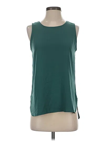 Pre-owned Halogen Sleeveless T-shirt In Blue