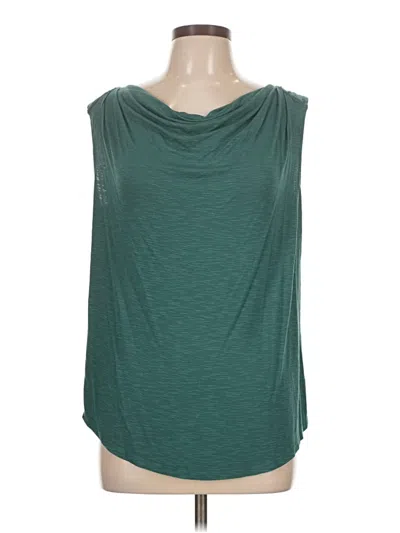 Pre-owned Halogen Sleeveless T-shirt In Blue