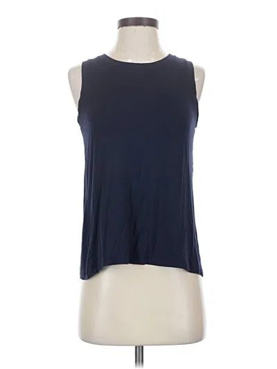 Pre-owned Halogen Sleeveless T-shirt In Blue