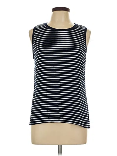 Pre-owned Halogen Sleeveless T-shirt In Blue