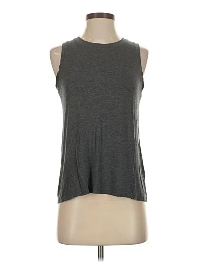 Pre-owned Halogen Sleeveless T-shirt In Gray