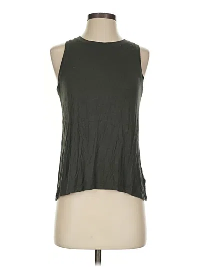 Pre-owned Halogen Sleeveless T-shirt In Gray