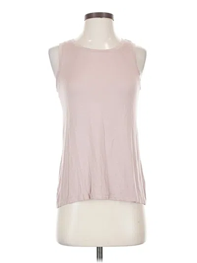 Pre-owned Halogen Sleeveless T-shirt In Pink