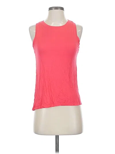 Pre-owned Halogen Sleeveless T-shirt In Pink