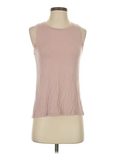 Pre-owned Halogen Sleeveless T-shirt In Pink