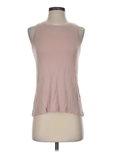 Pre-owned Halogen Sleeveless T-shirt In Pink