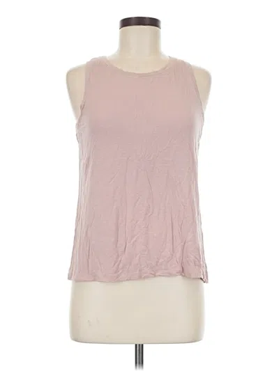 Pre-owned Halogen Sleeveless T-shirt In Pink