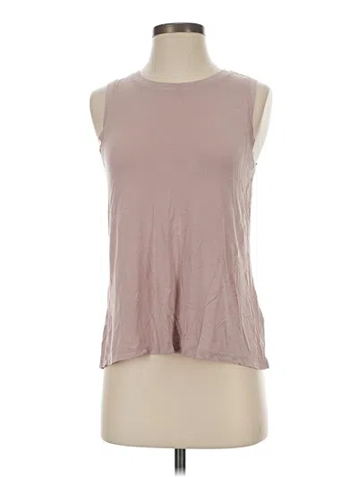 Pre-owned Halogen Sleeveless T-shirt In Pink