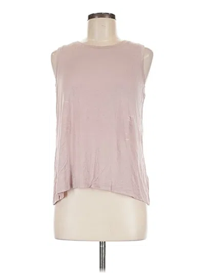 Pre-owned Halogen Sleeveless T-shirt In Pink