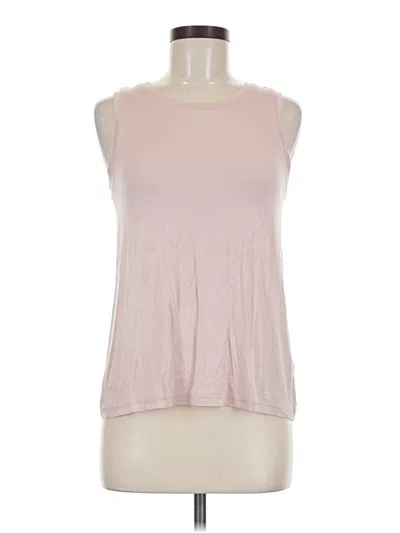 Pre-owned Halogen Sleeveless T-shirt In Pink