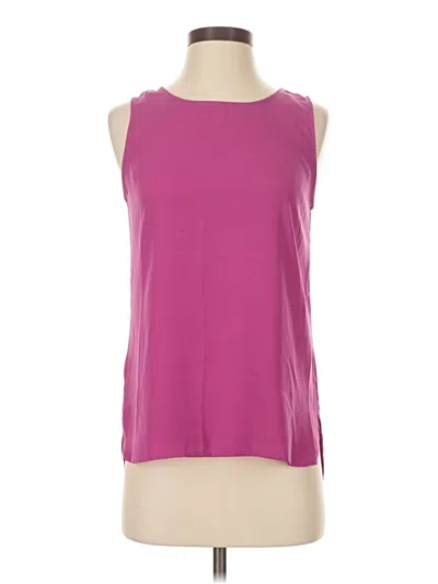 Pre-owned Halogen Sleeveless T-shirt In Purple