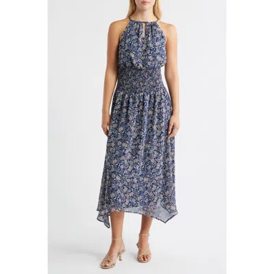 Halogen ® Smocked Waist Sleeveless Maxi Dress In Black