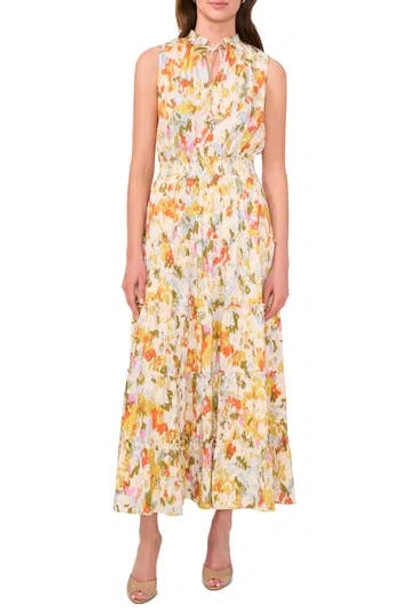 Halogen ® Smocked Waist Tiered Maxi Dress