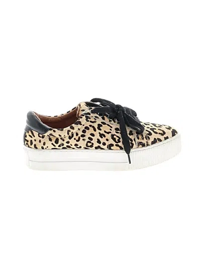 Pre-owned Halogen Sneakers In Tan