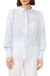 Halogen ® Solid Button-up Shirt In Blooming Blue