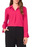 Halogen ® Split Cuff Button-up Top In Pink