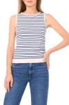 Halogen ® Stripe Knit Tank In White