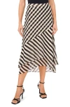 Halogen ® Stripe Layered Midi Skirt In Multi