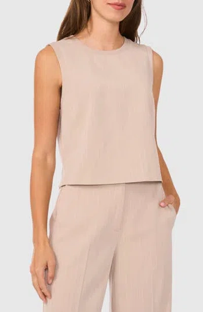 Halogen ® Stripe Sleeveless Suiting Shell