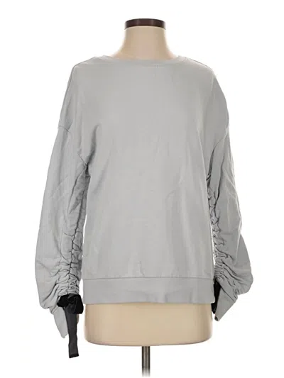 Pre-owned Halogen Sweatshirt In Gray