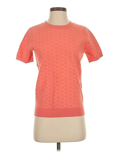 Pre-owned Halogen Sweatshirt In Orange