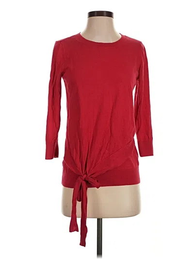 Pre-owned Halogen Sweatshirt In Red