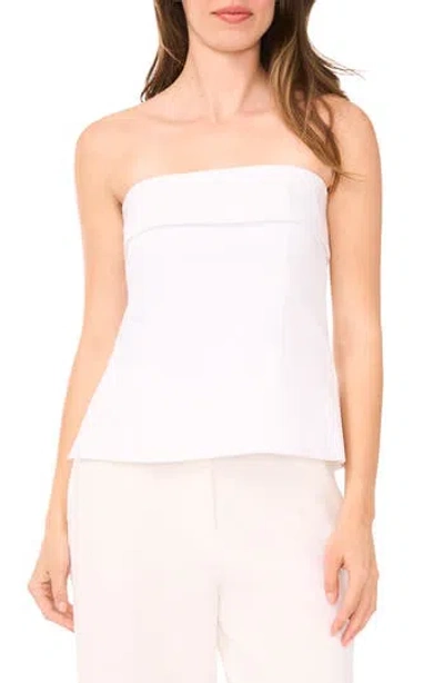 Halogen ® Tailored Foldover Strapless Top In White