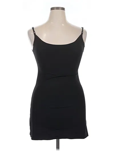 Pre-owned Halogen Tank Top Black Strapless Neckline Tops