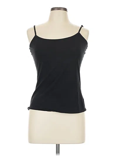 Pre-owned Halogen Tank Top Black Strapless Neckline Tops