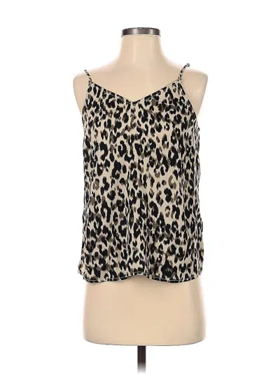 Pre-owned Halogen Tank Top Ivory Strapless Neckline Tops In White